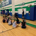 U16 Coaches teaching new plays