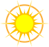 Image of a sun. Image courtesy of Pixabay. https://pixabay.com/vectors/sun-nature-vector-light-sunny-day-2081062/